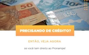 Precisando De Credito Entao Veja Se Voce Tem Direito Ao Pronampe Notícias E Artigos Contábeis - Contabilidade em Vila Velha - ES | Controw Contabilidade